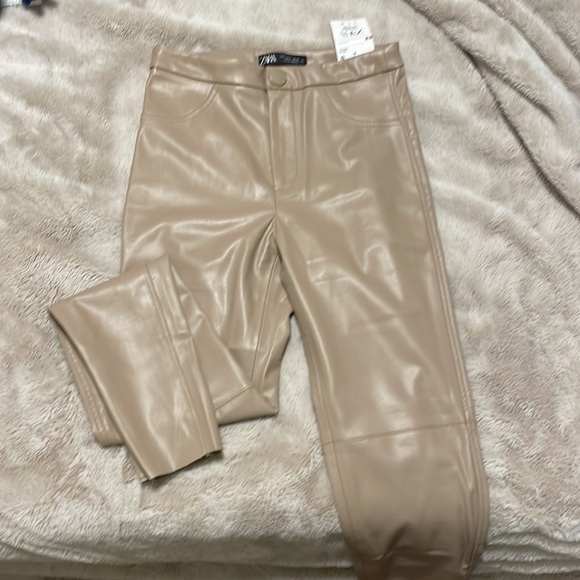 Zara leather jeans - Picture 2 of 2